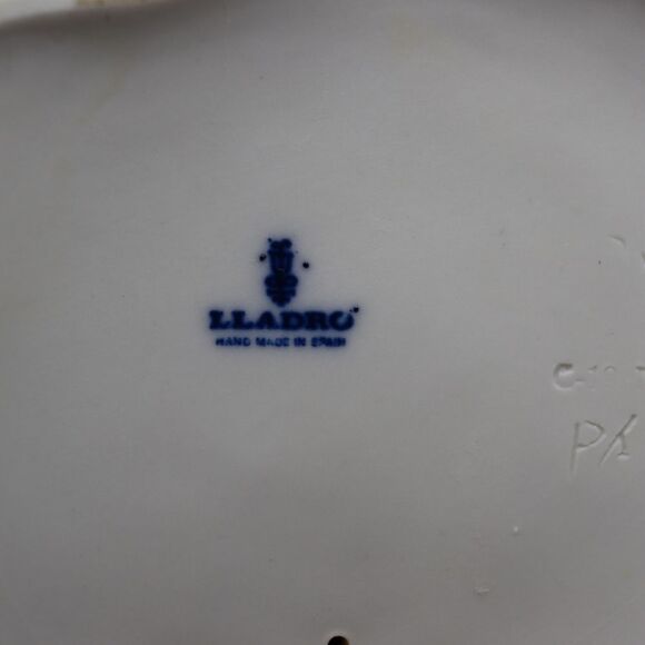 Lladro Vintage Girl With Geese Porcelain Figurine 12” Umbrella Spain Collectible - Picture 14 of 16